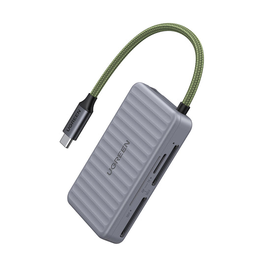 UGREEN SD microSD USB-C memory card reader - gray