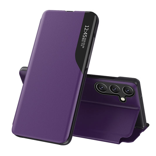 HURTEL Case with flap and stand for Samsung Galaxy A26 Eco Leather View Case - purple