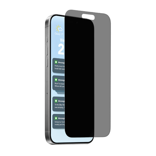 PURO Privacy Tempered Glass for iPhone 17 / iPhone 17 Pro / iPhone 16 Privacy