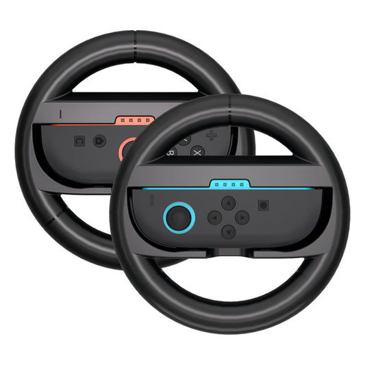 HURTEL Racing wheel for Joy-Con Nintendo Switch 2 controller, black - 2 pcs.