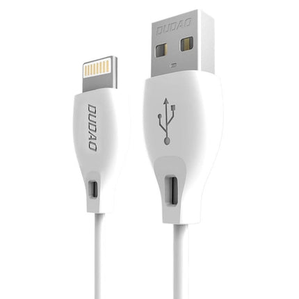 DUDAO USB-A cable - iPhone Lightning 2.4A 1m - white