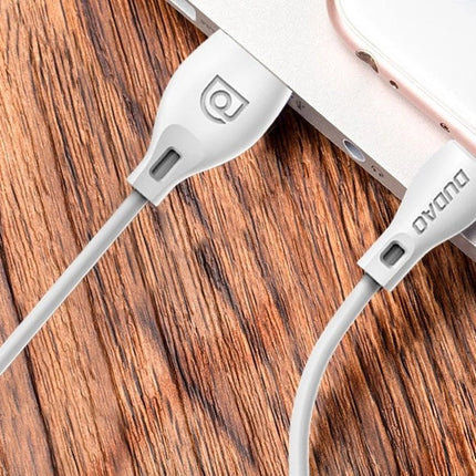 DUDAO USB-A cable - iPhone Lightning 2.4A 1m - white – image 2