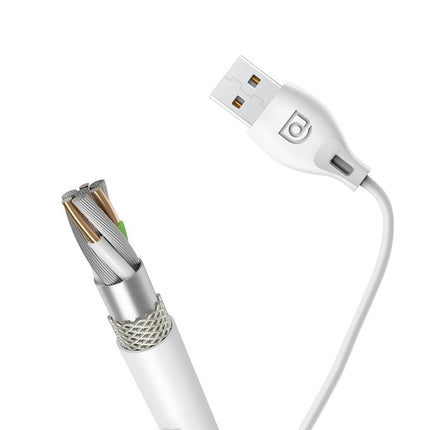 DUDAO USB-A - USB-C cable 2.1A 1m - white – image 6