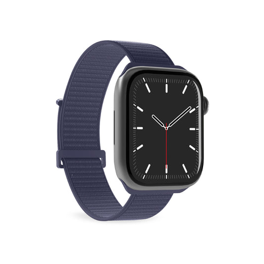 PURO Nylon strap for Apple Watch 44/45/46/49mm Sport - navy blue