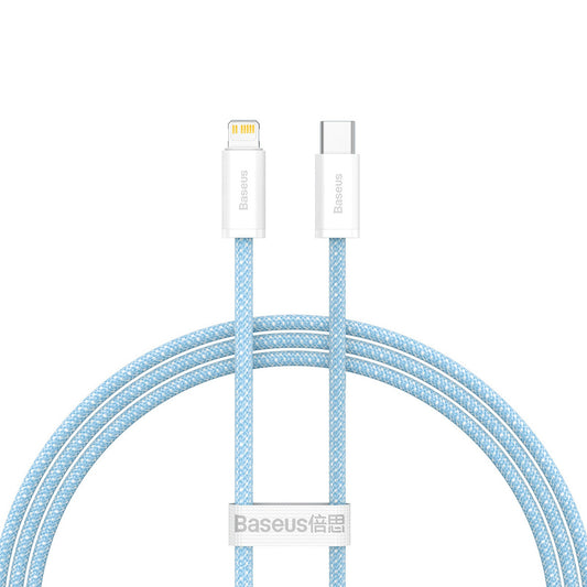 BASEUS USB-C cable - iPhone Lightning Dynamic Series 20W 1m - blue