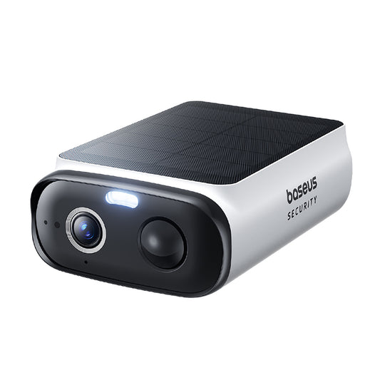 BASEUS Security S1 Lite 5200mAh 2K outdoor camera with solar panel - white