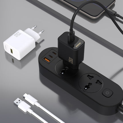 DUDAO GaN 30W USB-A - USB-C wall charger with USB-C cable - white – image 34