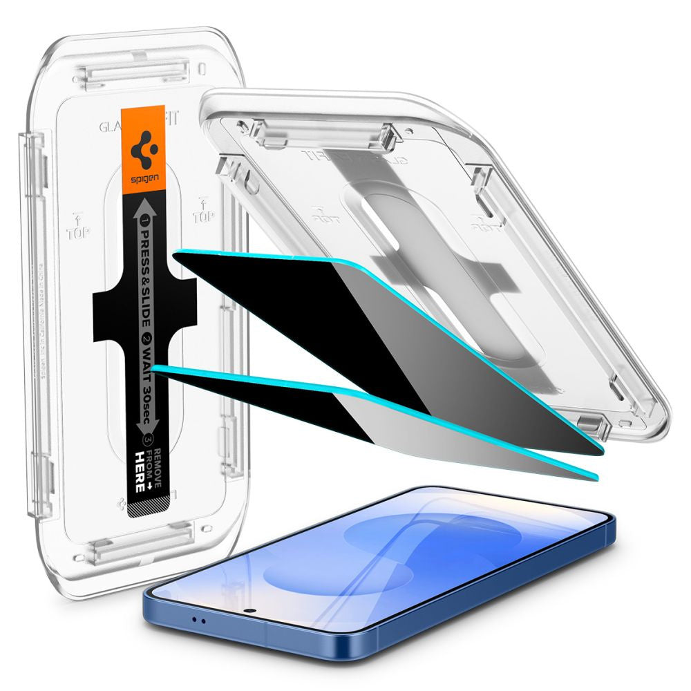SPIGEN Privacy glass for Samsung Galaxy S24 / S25 Glas.TR Ez Fit Privacy HD - 2 pcs. – image 2