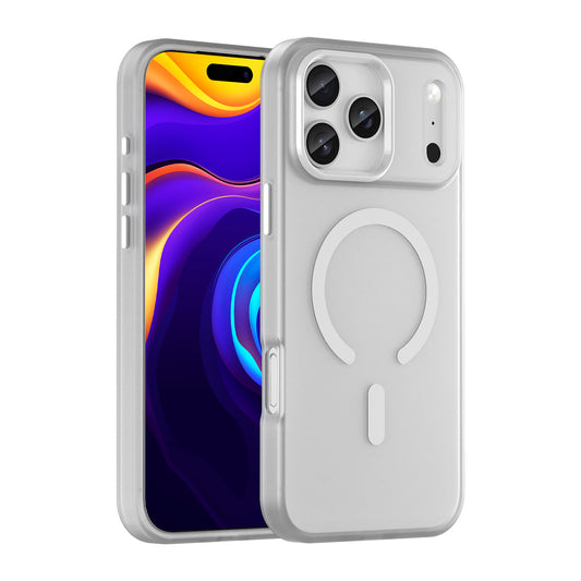 HURTEL Case for iPhone 17 Pro Magnetic Abrasive MagSafe - matte white