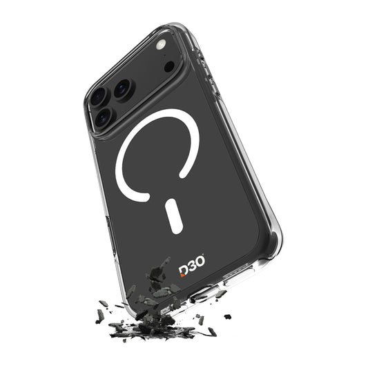 PURO Case cover for iPhone 17 Pro TPU PC Impact Clear D3O MagSafe - transparent