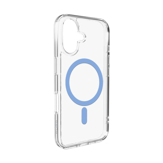 PURO Back case for iPhone 17 TPU PC Lite Mag MagSafe - transparent blue ring