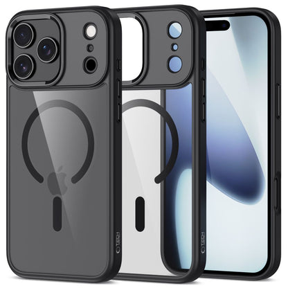 Tech-Protect Case for iPhone 17 Pro MagMat MagSafe - transparent and black
