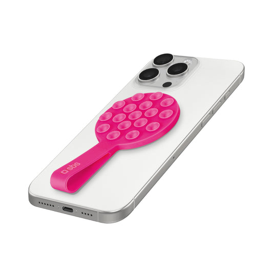 SBS Smartphone phone holder with MagSafe ear suction cup - pink
