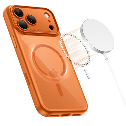 Tech-Protect Case cover for iPhone 17 Pro Max Magpeak Magsafe CC - transparent and orange – image 3