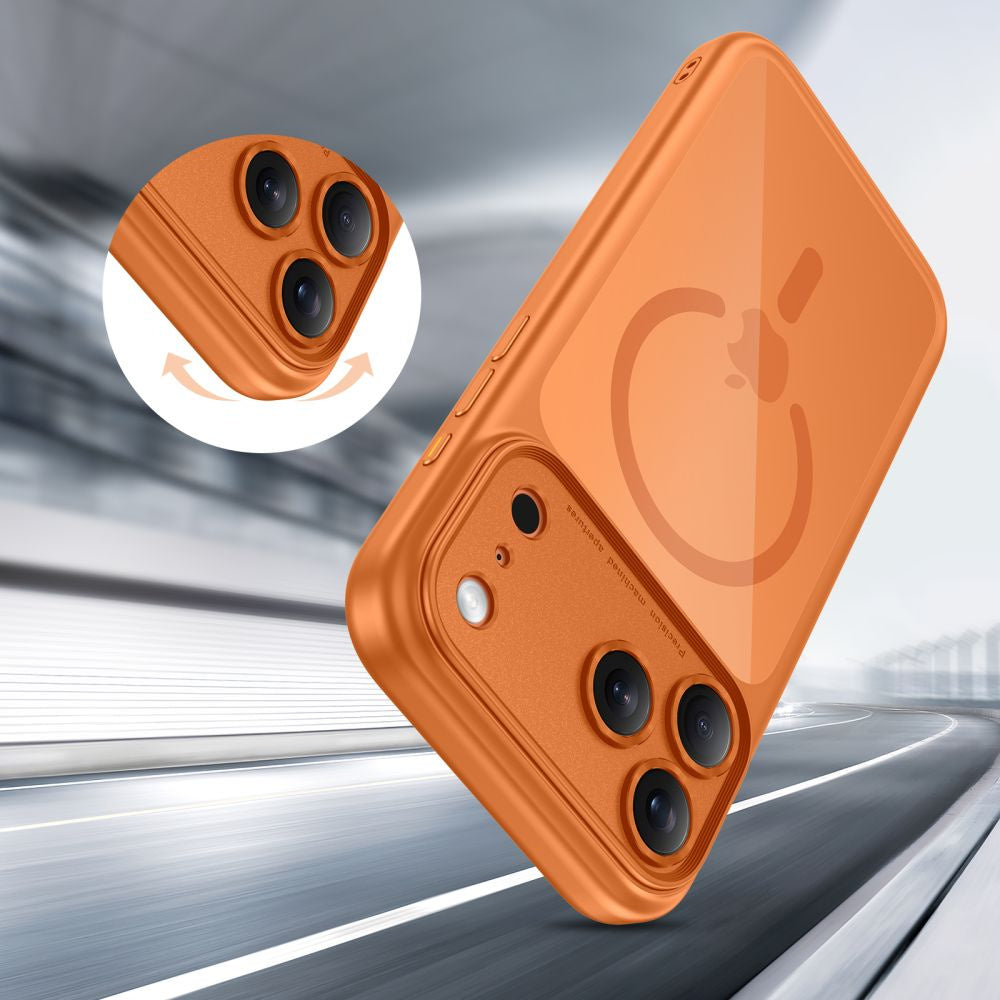 Tech-Protect Case cover for iPhone 17 Pro Max Magpeak Magsafe CC - transparent and orange – image 6