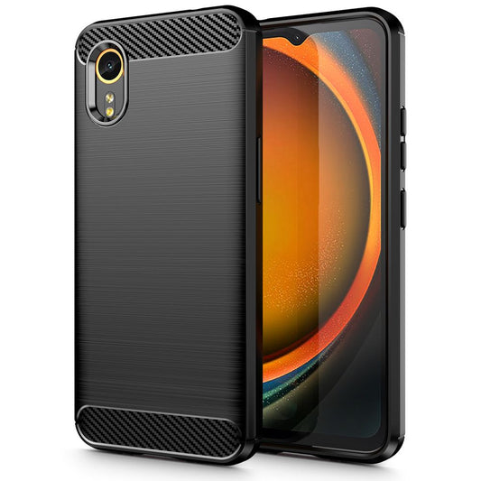 Tech-Protect Back case for Samsung Galaxy XCover 7 TPUCarbon - black
