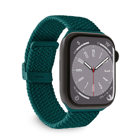 PURO Nylon strap for Apple Watch 42 44 45 49 mm Loop - dark green