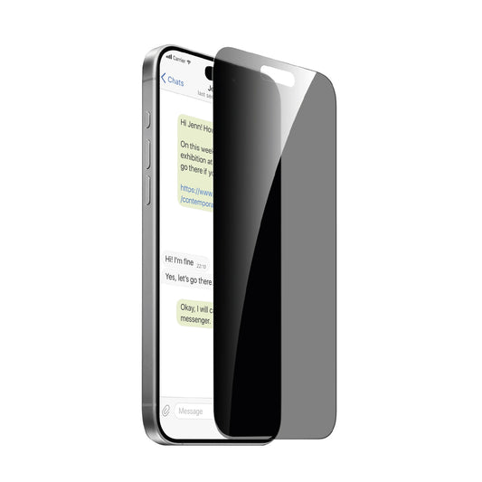 PURO Tempered glass for iPhone 16 Pro Privacy Tempered Glass