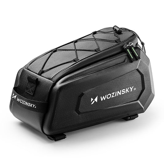 WOZINSKY Bicycle bag with a rigid construction for a 9l rack - black