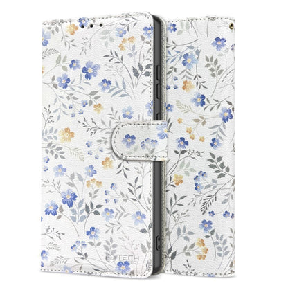 Tech-Protect Eco-leather closed case for Samsung Galaxy A26 5G / A17 4G / 5G Wallet - daisies with leaves – image 4
