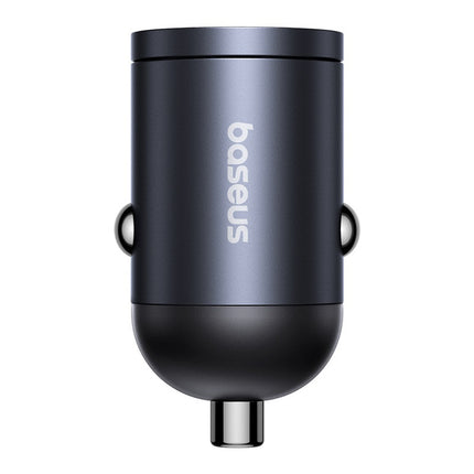 BASEUS USB-A USB-C 30W car charger - black – image 2