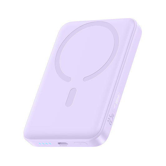 BASEUS Induction Powerbank 10000mAh 22.5W MagSafe with USB-C 20V/3A 0.3m cable - purple