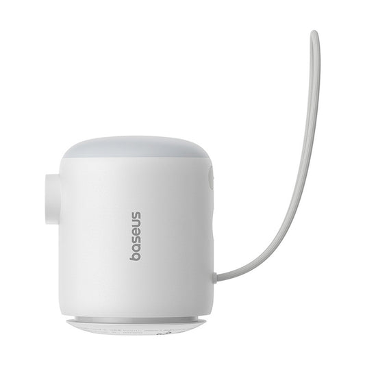 BASEUS Portable, rechargeable tourist pump with 4 USB-C connectors - white