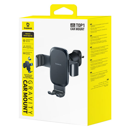 SBS Gravity car holder for a smartphone on the air vent - black – image 12