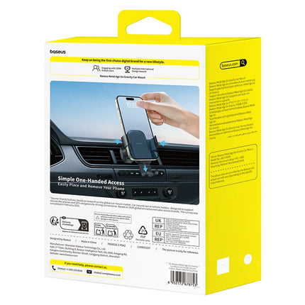 SBS Gravity car holder for a smartphone on the air vent - black – image 13