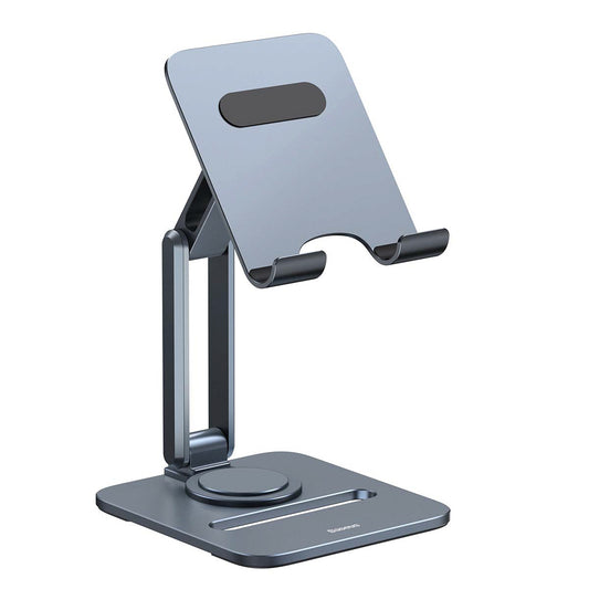 BASEUS Swivel stand holder for a foldable aluminum tablet - gray