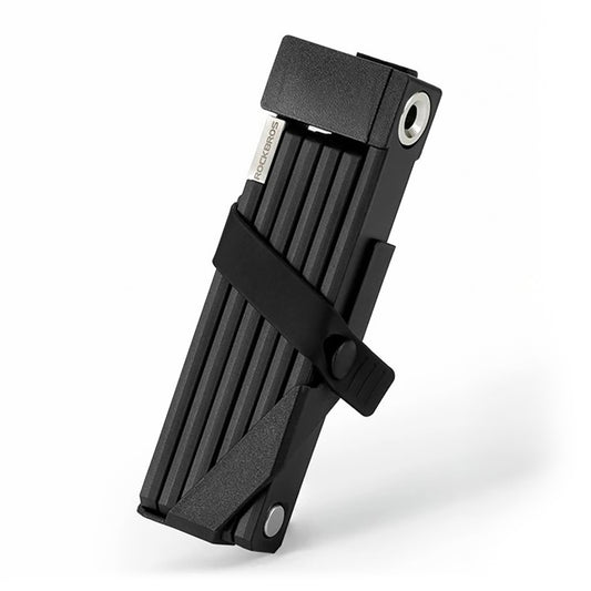 ROCKBROS Bicycle lock with key and handle, foldable, 88 cm - black