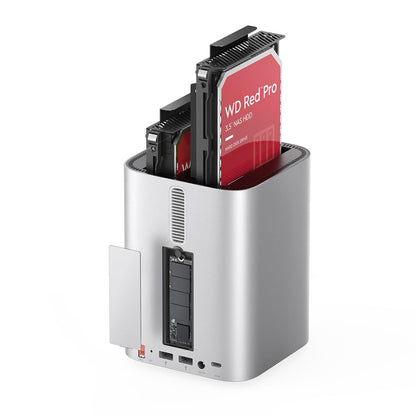 ORICO Docking station with bays for M.2 SATA hard drives up to 56TB - silver – image 4