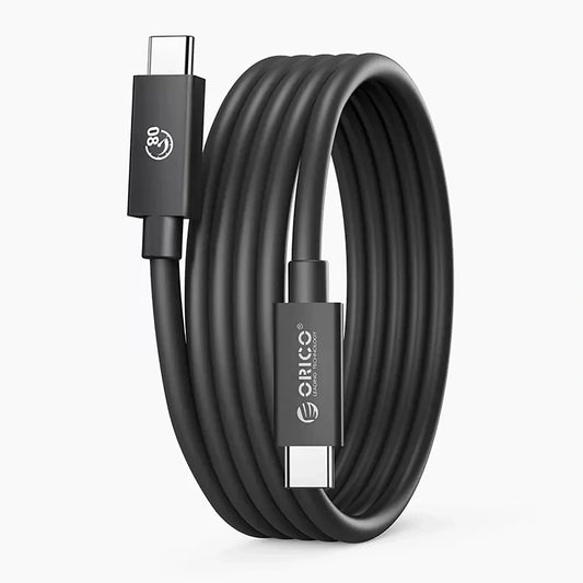ORICO USB-C USB4 Thunderbolt5 cable 80Gbps 240W 1.5m - black