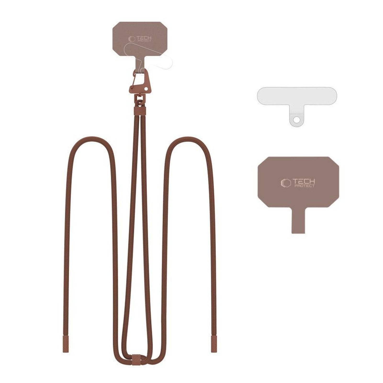 Tech-Protect Lanyard for a phone case with an adjustable strap - brown – image 5