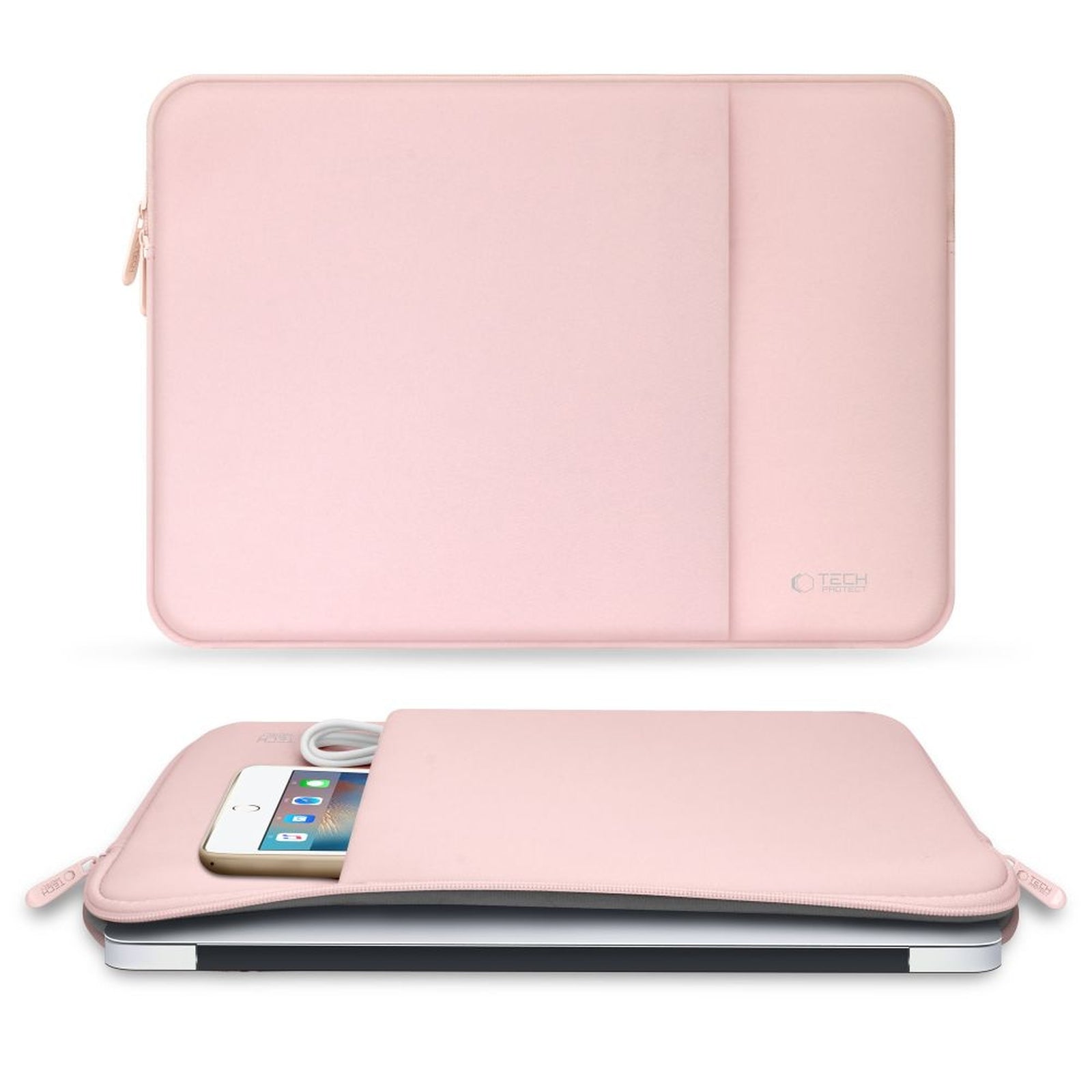 Tech-Protect Neoprene case cover for a 13" laptop - pink – image 6