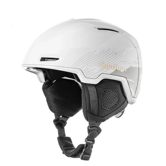 ROCKBROS Snowboard ski helmet with ear pads, size L - white