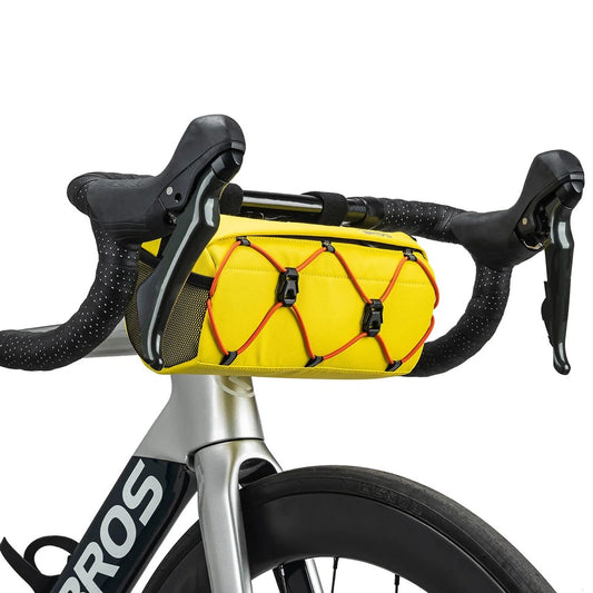 ROCKBROS Bicycle handlebar bag with strap 2.2L - yellow