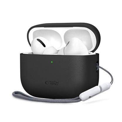 Tech-Protect Protective silicone case for AirPods Pro 3 headphones - black