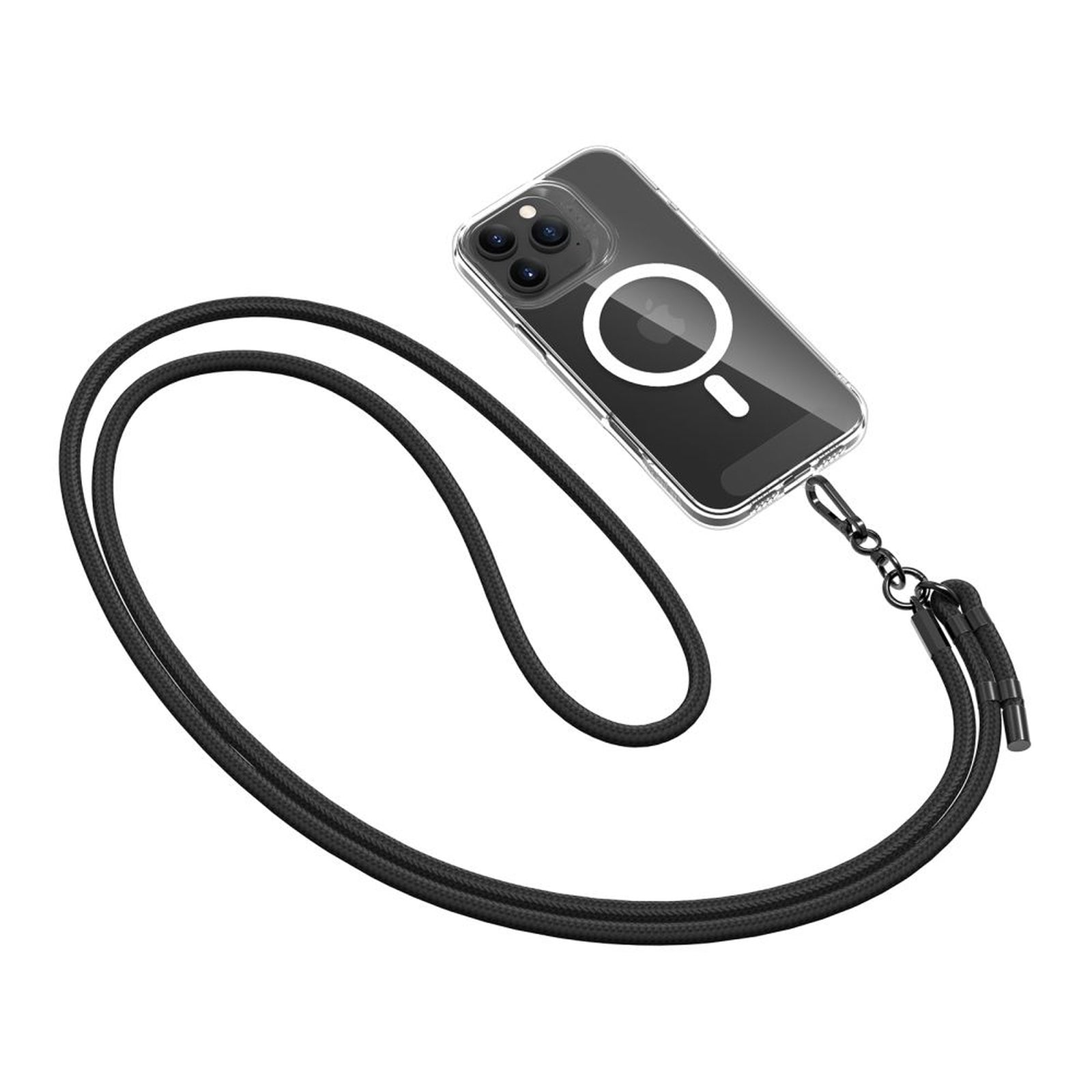 Tech-Protect Adjustable lanyard for smartphone keys - black – image 2