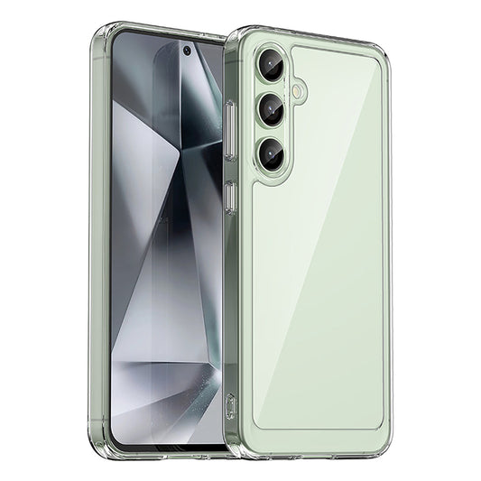 HURTEL Silicone case with gel frame for Samsung Galaxy S24 FE Outer Space Case - transparent