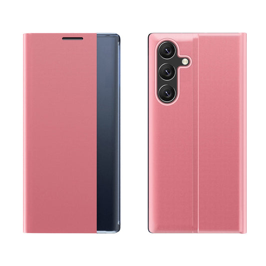 HURTEL Case cover with flap and stand for Samsung Galaxy A36 New Sleep Case - pink