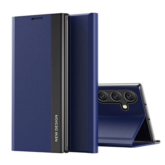 HURTEL Case with flap and stand for Samsung Galaxy A36 Sleep Case Pro - blue