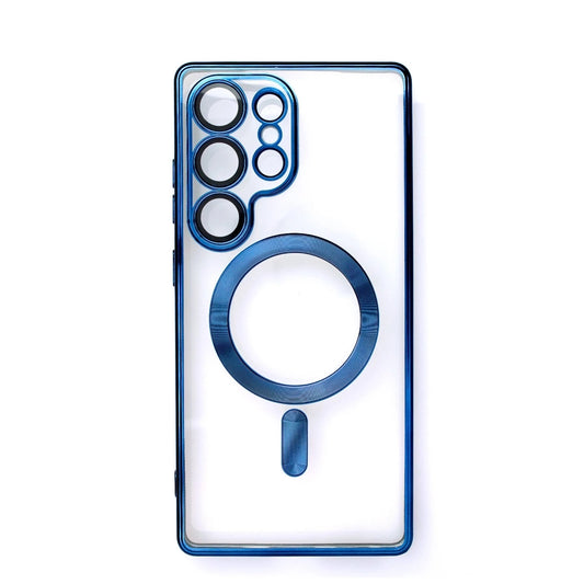 HURTEL Electroplated Case for iPhone 16e with MagSafe - blue