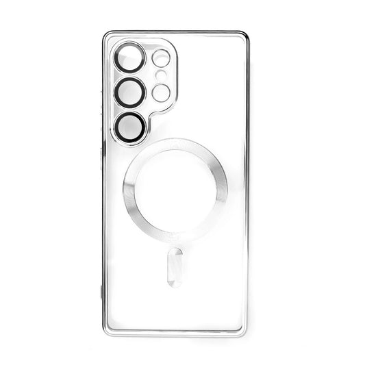 HURTEL Electroplated Case for iPhone 16e with MagSafe - silver