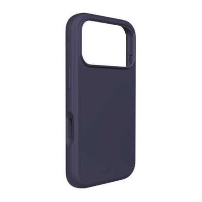 PURO Case with aluminum buttons for iPhone 17 Pro Max Pure Icon Mag Pro Liquid Silicone MagSafe - dark blue