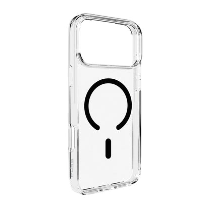 PURO Case cover for iPhone 17 Pro Lite Mag MagSafe - transparent black ring