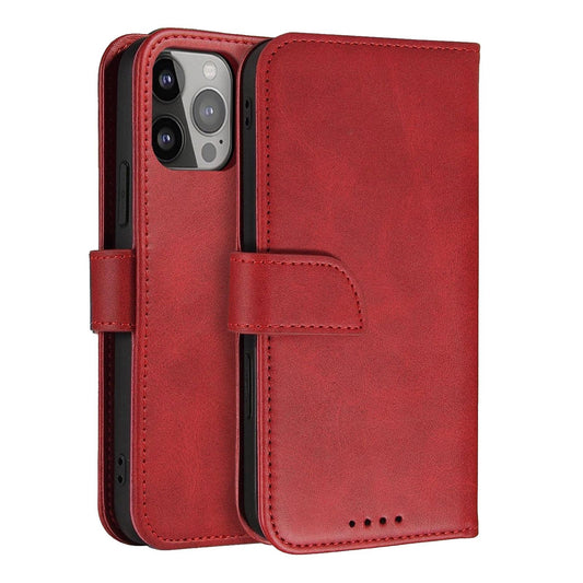 HURTEL Protective case with flap for Samsung Galaxy S25+ Magnet Case - red