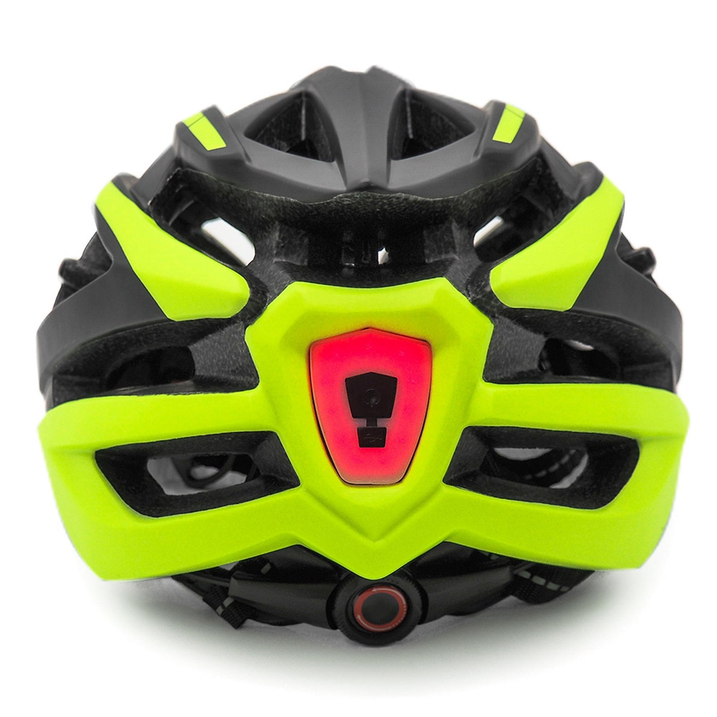 WOZINSKY MTB bicycle helmet with detachable visor and USB rear light 54-57 cm - black and yellow – image 8