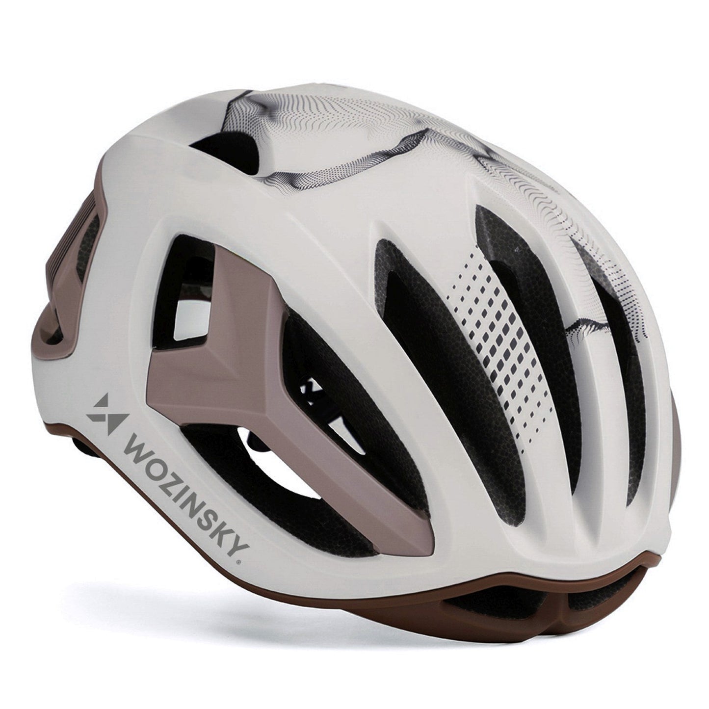 WOZINSKY Ultralight road bicycle helmet 54-58 cm - taupe – image 3