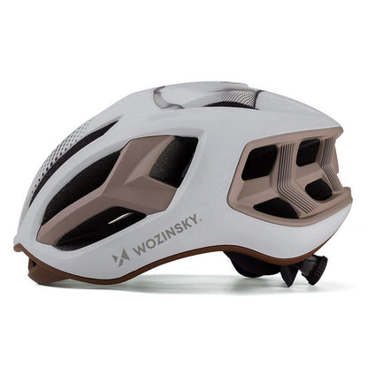 WOZINSKY Ultralight road bicycle helmet 54-58 cm - taupe – image 4